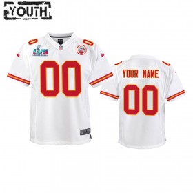 Tröjor Kansas City Chiefs Game Custom Vit Super Bowl LVII - Barn